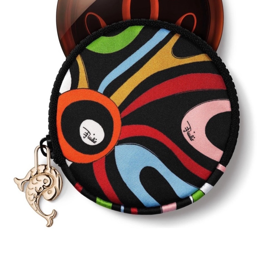 New PUCCI MARMO Round Coin Purse - Picture 4 of 9